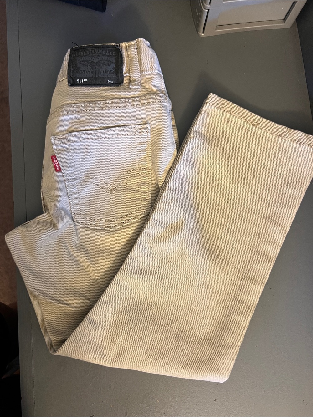 Levi's 511 Slim Skinny Jeans in Light Beige